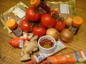 Ingredients for shito