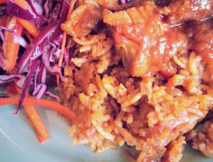 Party Jollof Rice - My Burnt Orange