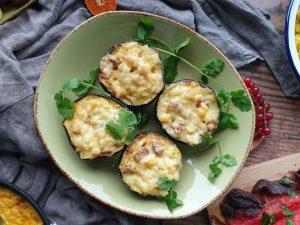 Corn Filled Gem Squash
