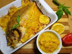 Turmeric and Coconut Fish Yassa